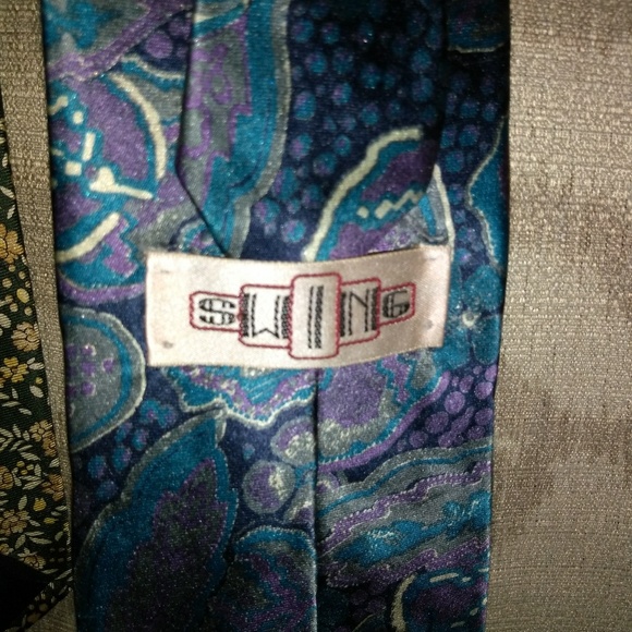 Two pack of men's neckties new still in sleeves - Picture 4 of 5